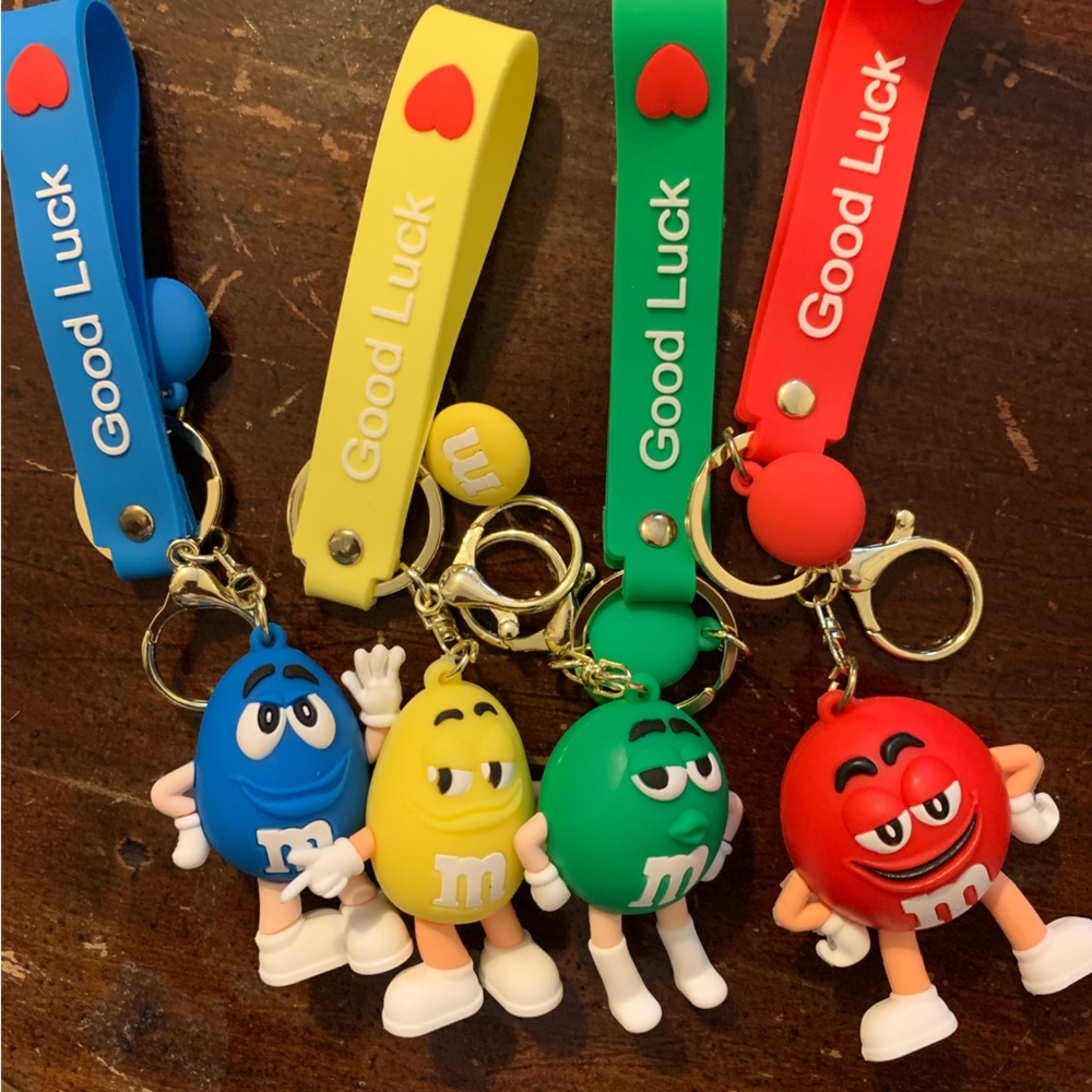 M&M Key Chain- Pick 1 Red or Green Left